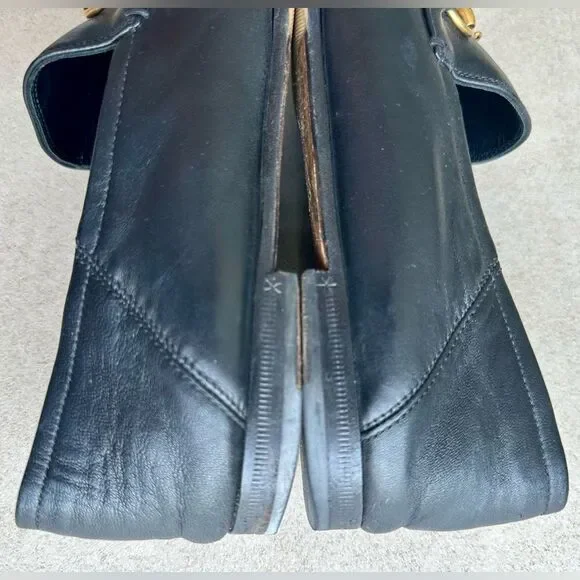 Gucci Brixton Leather Horsebit Loafers size 38 Black - Picture 9 of 14